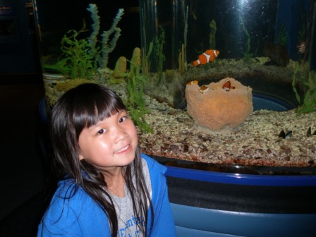 Kasen with Nemo fish